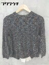◇ collex コレックス 総柄 長袖 セーター ブラック マルチカラー * 1002799096584 【中古】