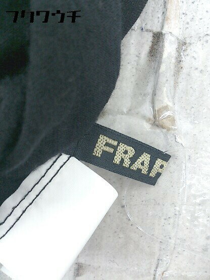 ◇ FRAPBOIS フラボア 切替 ボウタイ風 長袖 シャツ 1 ブラック * 1002799101325 【中古】