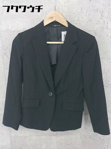◇ COMME CA DU MODE コムサデモード シングル 2B 長袖 テーラード ジャケット 7 ブラック * 1002799101493 【中古】 ◇ COMME CA DU MODE コムサデモード シングル 2B 長袖 テーラード ジャケット 7 ブラック * 1002799101493 【中古】