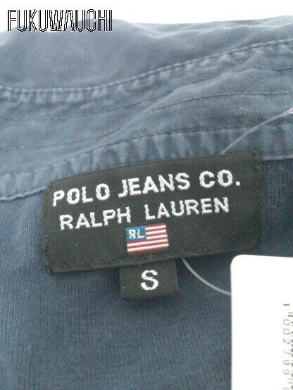 ◇ POLO JEANS CO.RALPH LAUREN ポロジーンズ 長袖 シャツ Sサイズ ネイビー レディース 【中古】