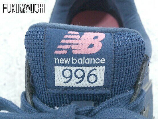 ◇ New Balance ニューバランス WR996SKF スニーカー シューズ 23 ネイビー レディース 【中古】