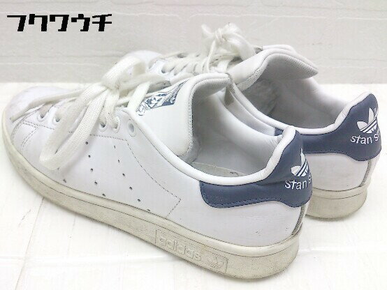 ◇ adidas アディダス M20325 STAN SMITH スタンスミス スニーカー シューズ 23.5cm ホワイト ネイビー レディース 【中古】