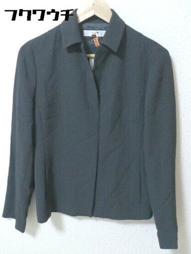 ◇ 23区 長袖 ジャケット 40サイズ ダークグレー系 レディース 【中古】 ◇ 23区 長袖 ジャケット 40サイズ ダークグレー系 レディース 【中古】