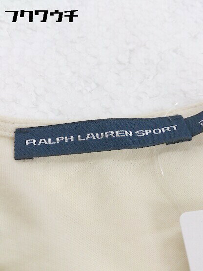 ◇ RALPH LAUREN SPORT スポーツ 半袖 Tシャツ カットソー S(160/84A)サイズ アイボリー レディース 【中古】