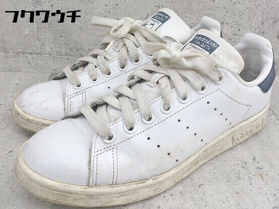 ◇ adidas アディダス STAN SMITH M20325 スニーカー シューズ 24cm ホワイト ネイビー レディース 【中古】