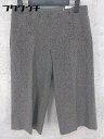 ◇ HUMAN WOMAN ヒューマンウーマン ヘリンボーン パンツ 2 ブラック系 ブラック レディース 【中古】(4)