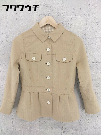 ◇ MUSEE D'UJI ミュゼドウジ 長袖 ジャケット 40サイズ キャメル レディース 【中古】
