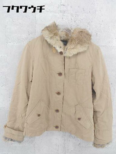 ◇ NOMBRE IMPAIR ノンブル アンペール ラビットファー ライナー付 長袖 ジャケット Fサイズ ブラウン レディース 【中古】 ◇ NOMBRE IMPAIR ノンブル アンペール ラビットファー ライナー付 長袖 ジャケット Fサイズ ブラウン レディース 【中古】