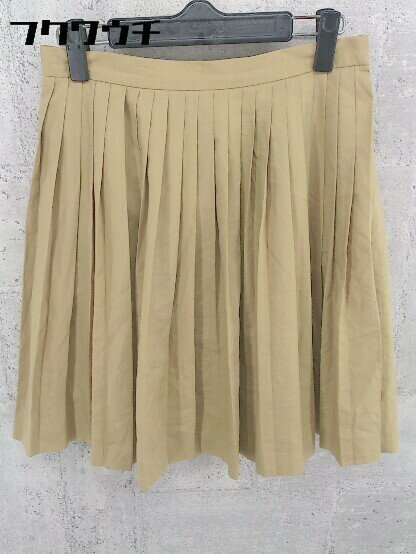 ◇ IENA イエナ 膝丈 プリーツ スカート イエロー系 レディース 【中古】