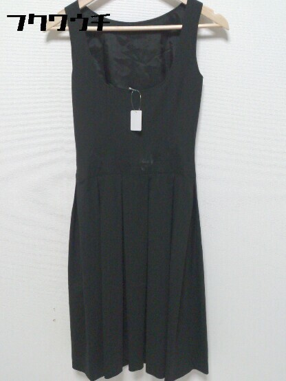 ◇ Theory セオリー ノースリーブ 膝丈 ワンピース サイズ0 ブラック レディース 【中古】