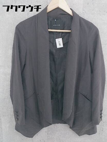 ◇ ROSE BUD ローズバッド 薄手 長袖 ダブル ジャケット F ダークブラウン * 1002799137812 【中古】