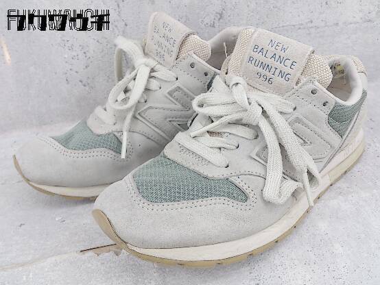 ◇ NEW BALANCE ニューバランス MRL996CG スニーカー シューズ 23 カーキ * 1002798725324 【中古】