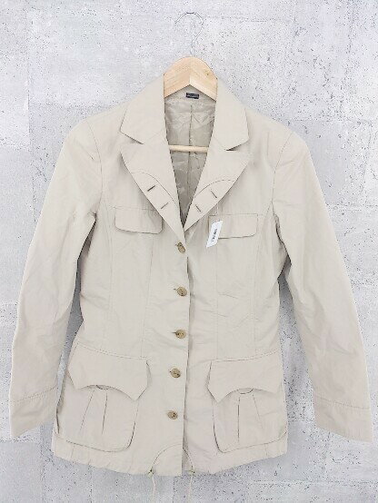 ◇ INTELLECTION インテレクション 長袖 ジャケット 40 カーキ レディース 【中古】