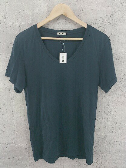 ◇ acne アクネ 半袖 Tシャツ カットソー XS ネイビー メンズ 【中古】