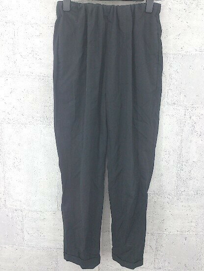 ◇ BEAUTY&YOUTH UNITED ARROWS リメイク サブリナ 七分丈 パンツ ブラック レディース 【中古】