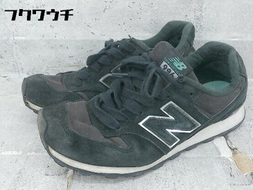 ◇ NEW BALANCE ニューバランス WR996EF スニーカー シューズ 25 ブラック系 * 1002799204194 【中古】