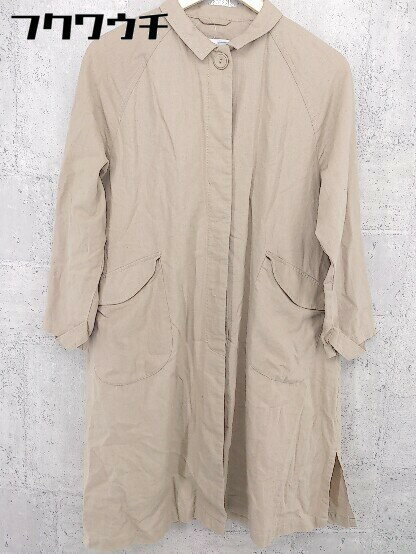 ◇ maison de plage メゾンドプラージュ リネン混 長袖 コート サイズF ベージュ レディース 【中古】