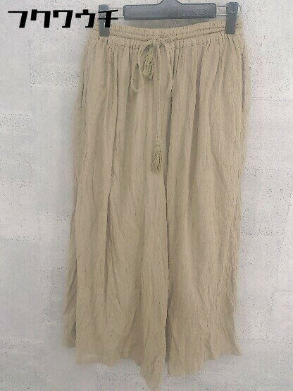 ◇ FREAK'S STORE フリークスストア ワイド パンツ サイズF ベージュ系 レディース 【中古】(4)