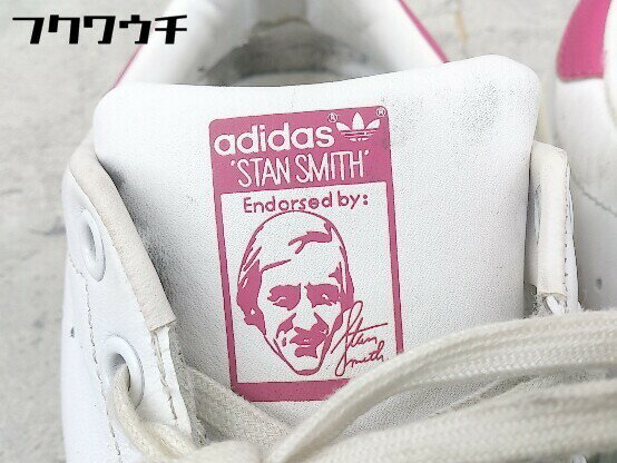 ◇ ◎ B32703 STAN SMITH スニーカー シューズ サイズ23.5cm ホワイト ピンク系 レディース 【中古】