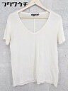 ◇ RAG&BONE ラグ&ボーン Vネック 半袖 Tシャツ カットソー サイズXS ベージュ メンズ 【中古】