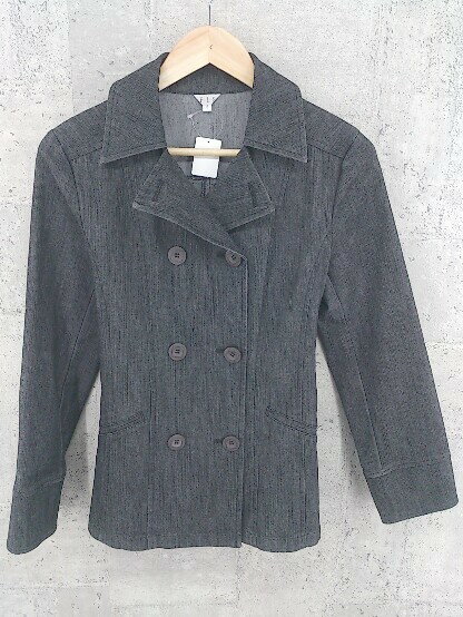 ◇ fis 薄手 長袖 ジャケット コート 9 グレー系 レディース 【中古】