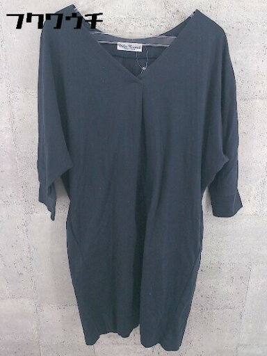 ◇ URBAN RESEARCH アーバンリサーチ 七分袖 膝丈 ワンピース F ネイビー * 1002798385696 【中古】 ◇ URBAN RESEARCH アーバンリサーチ 七分袖 膝丈 ワンピース F ネイビー * 1002798385696 【中古】