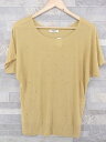 ◇ NATURAL BEAUTY BASIC ナチュラルビューティーベーシック 半袖 Tシャツ カットソー M ブラウン系 レディース 【中古】