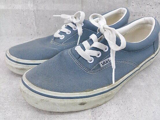 ◇ VANS バンズ エラ スニーカー シューズ 24.5cm グレー系 レディース 【中古】