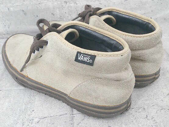 ◇ VANS バンズ スニーカー シューズ US6 ベージュ レディース 【中古】