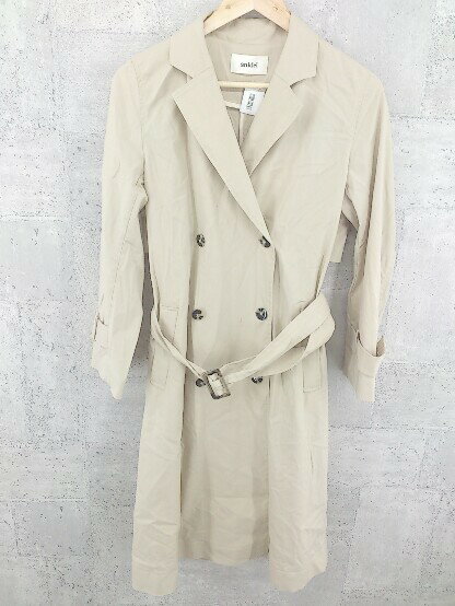 ◇ snidel スナイデル ベルト付 コート F ベージュ レディース 【中古】