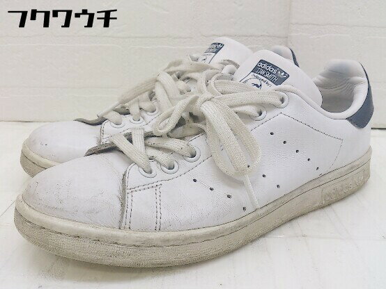 ◇ adidas アディダス M20325 STAN SMITH スニーカー シューズ サイズ24 ホワイト ネイビー レディース 【中古】