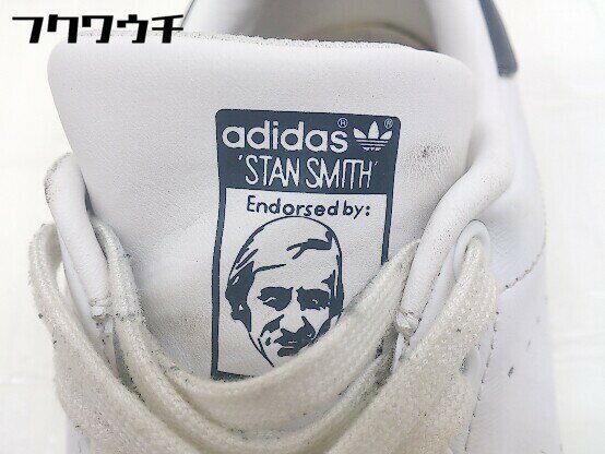 ◇ adidas アディダス M20325 STAN SMITH スニーカー シューズ サイズ24 ホワイト ネイビー レディース 【中古】