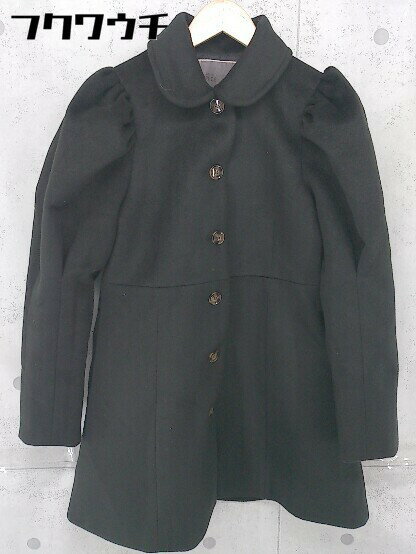 ■ one after another NICE CLAUP ワンアフターアナザー ナイスクラップ 長袖 コート ブラック レディース 【中古】