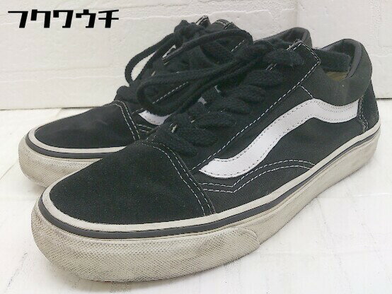 ◇ VANS ヴァンズ OLD SKOOL オールドスクール スニーカー シューズ サイズ23 ブラック レディース 【中古】