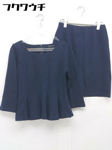 ◇ STRAWBERRY FIELDS ストロベリーフィールズ バックジップ ミニ セットアップ ネイビー レディース 【中古】 ◇ STRAWBERRY FIELDS ストロベリーフィールズ バックジップ ミニ セットアップ ネイビー レディース 【中古】