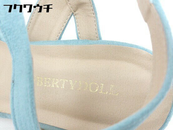 ◇ LibertyDoll リバティードール ウェッジソール サンダル シューズ サイズM ブルー系 レディース 【中古】