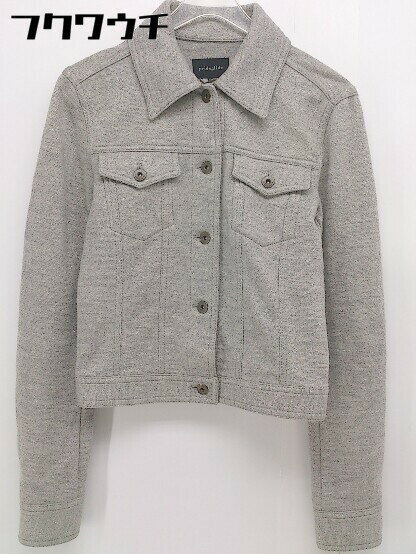 ◇ prideglide プライドグライド ラメ 長袖 ジャケット サイズ38 グレー レディース 【中古】