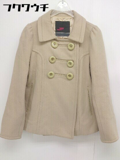 ■ Ray BEAMS レイ ビームス 長袖 P コート ベージュ レディース 【中古】(4)