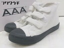 ◇ ◎ AAA トリプルエー ハイカット スニーカー シューズ サイズ34 ホワイト ブラック レディース 【中古】(4)