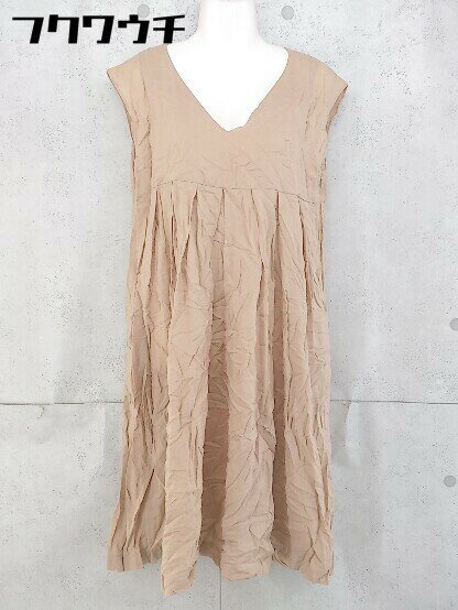 ◇ DANSER ダンサー 半袖 膝丈 ワンピース ベージュ系 レディース 【中古】