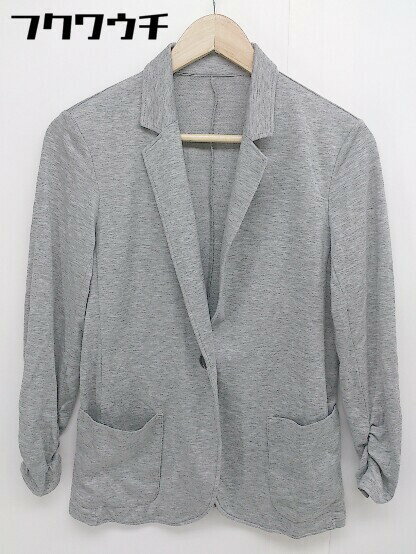 ◇ la.f… ラ エフ シングル 1B 長袖 ジャケット サイズ2S グレー レディース 【中古】