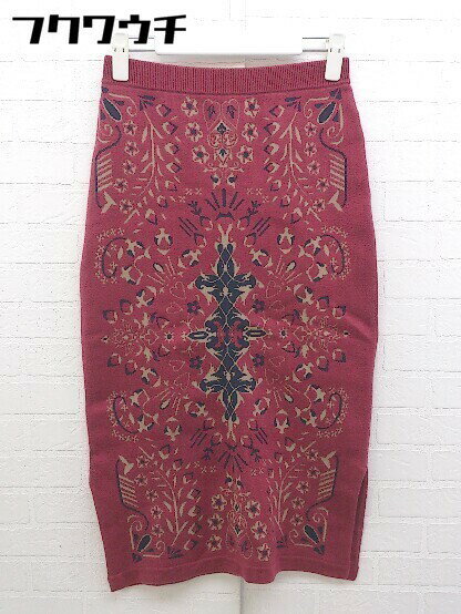 ◇ MOUSSY ウエストゴム 総柄 スリッ