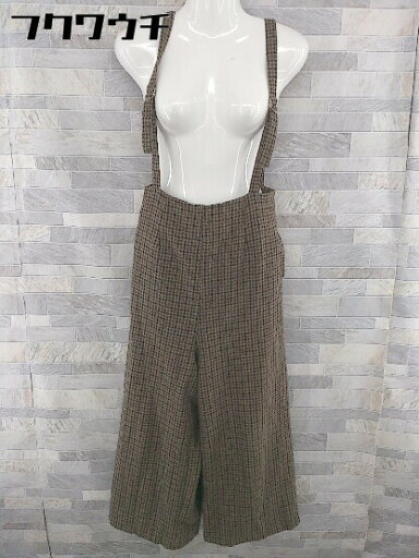 ◇ mysty woman ミスティウーマン ノースリーブ オールインワン ブラウン系 レディース 【中古】 ◇ mysty woman ミスティウーマン ノースリーブ オールインワン ブラウン系 レディース 【中古】