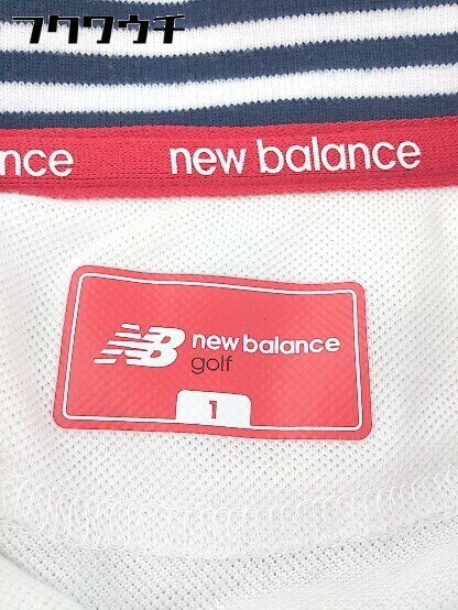 ◇ New Balance golf ニューバランス 半袖 ポロシャツ サイズ1 ホワイト レディース 【中古】