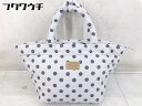 ◇ VOVAROVA ボバロバ ドット 水玉 ハンド バッグ グレー ブラック レディース 【中古】