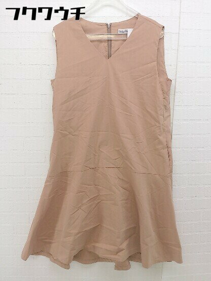 ◇ URBAN RESEARCH アーバンリサーチ ノースリーブ 膝丈 ワンピース FREE ベージュ レディース 【中古】