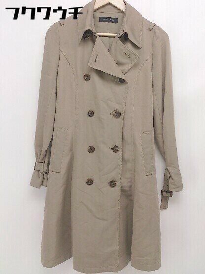 ◇ ◎ SPIRALGIRL スパイラルガール ベルト付 長袖 トレンチ コート サイズ2 ベージュ レディース 【中古】