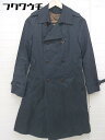 ◇ ◎ ROPE PICNIC ロペピクニック ラビットファー ライナー 長袖 トレンチ コート サイズ38 ブラック レディース 【中古】