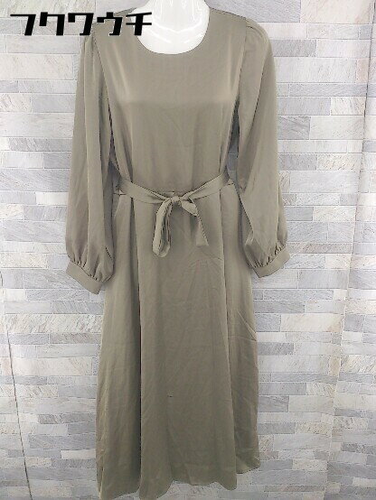◇ fifth フィフス 長袖 ロング ワンピース ブラウン系 レディース 【中古】