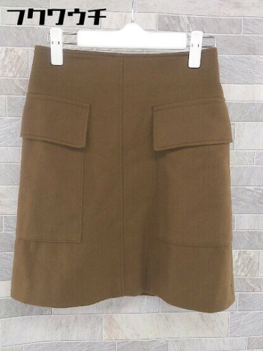 ◇ Spick & Span スピック アンド スパン バックジップ ミニ 台形 スカート サイズ34 ブラウン レディース 【中古】 ◇ Spick & Span スピック アンド スパン バックジップ ミニ 台形 スカート サイズ34 ブラウン レディース 【中古】